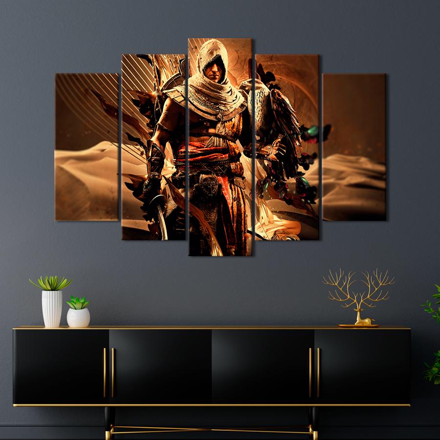 Настінний декор Комп'ютерна гра Assassin's Creed: Витоки 137x85 см (A177-5)