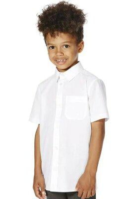 Сорочка з коротким рукавом George 98-104/110-116 см Білий