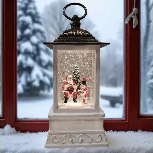 Новогодний ночник Сантой и снеговиком XMAS WDL-24004A (31457701)