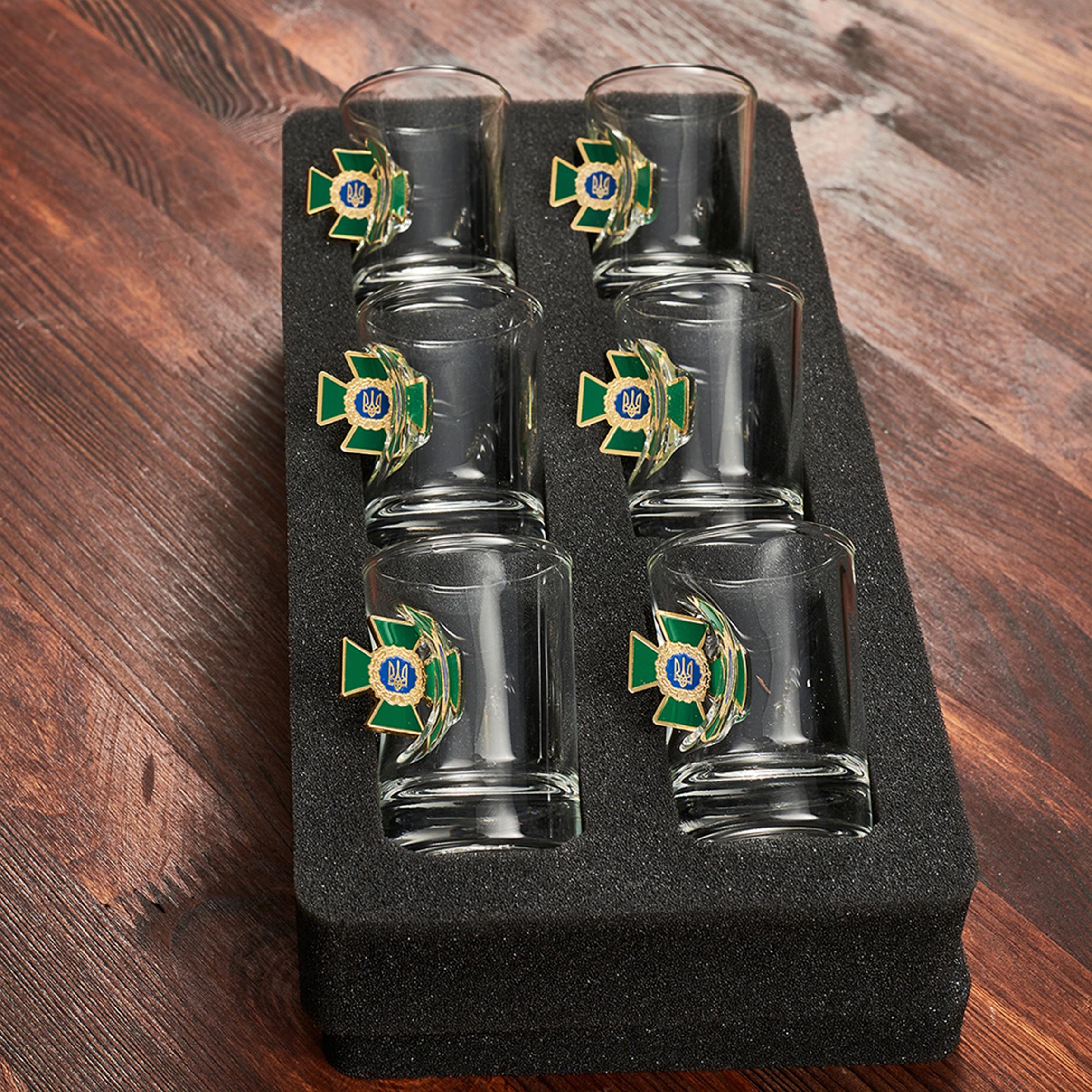 Набор VSKLO БК маленький графин и рюмки ГПСУ (28918601) - фото 3 Набор VSKLO БК маленький графин и рюмки ГПСУ (28918601) - фото 3