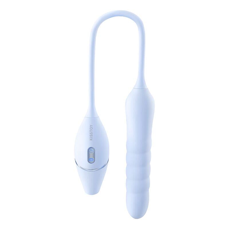 Пульсатор с вакуумным стимулятором KISSTOY Cathy III Light Blue (SX2328)