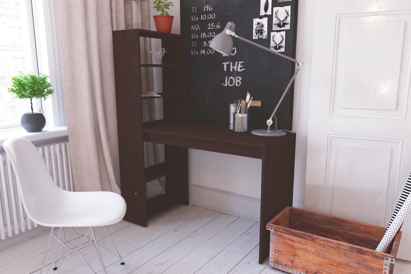 Компьютерный стол Klick-System 2в1 1445х550 мм Венге Магия