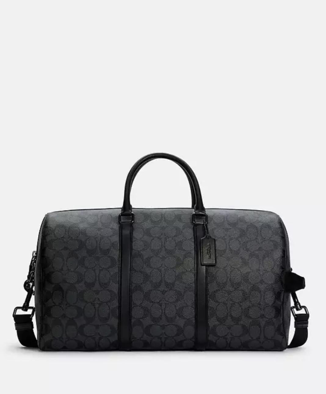 Сумка чоловіча Coach Venturer Bag Signature Canvas Charcoal/Black C5305 (67111110)