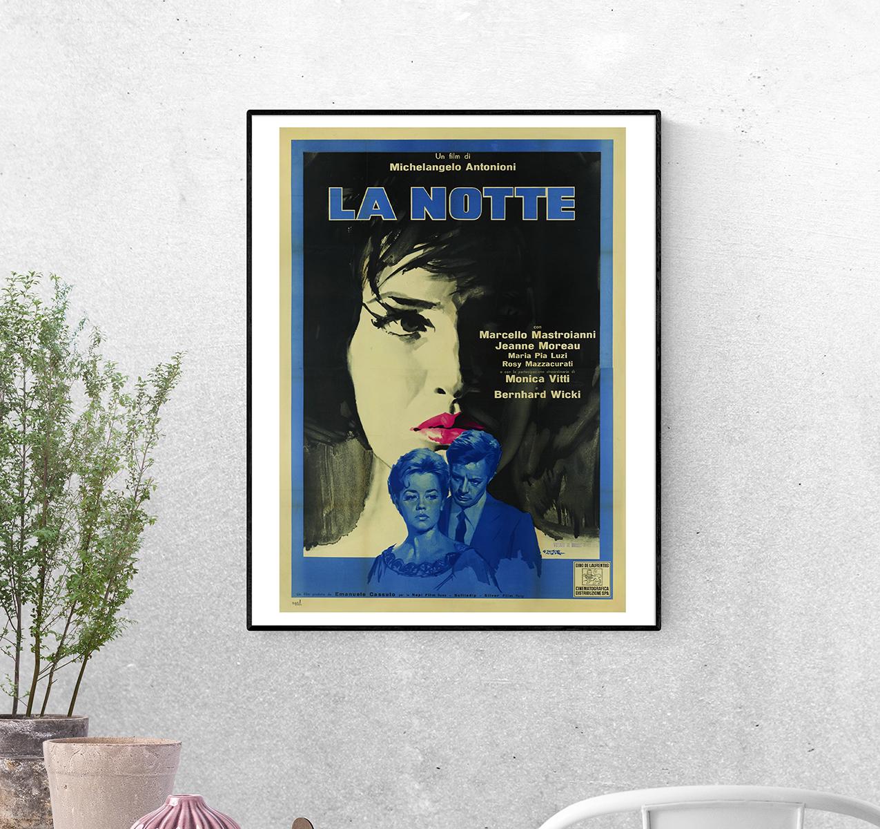 Постер Ночь 1962 г. Режиссёр Микеланджело Антониони формат А-1 (Afisha2055001_Poster)