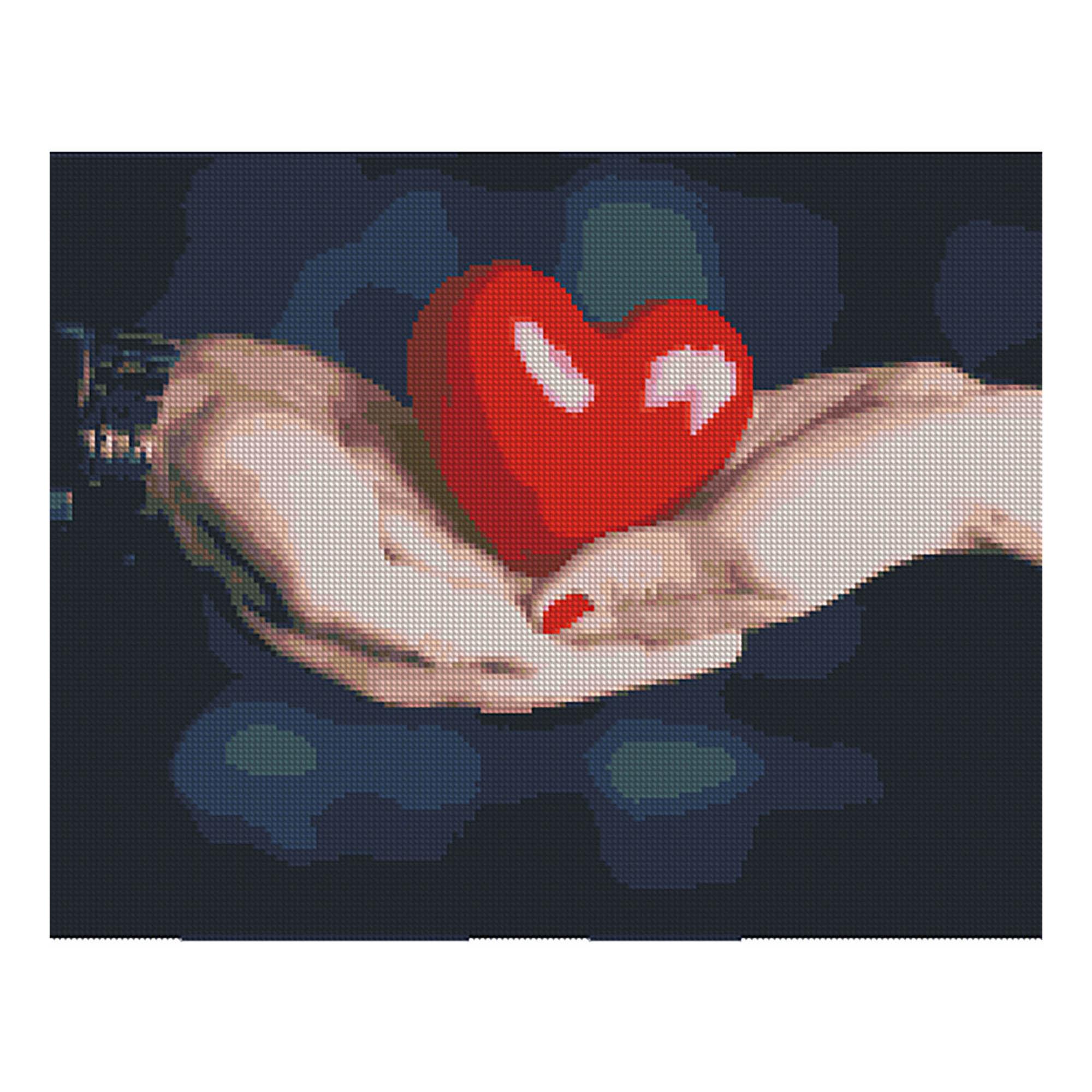 Алмазная мозаика Strateg Трогательный момент 40х50 см (Str-FA40808)