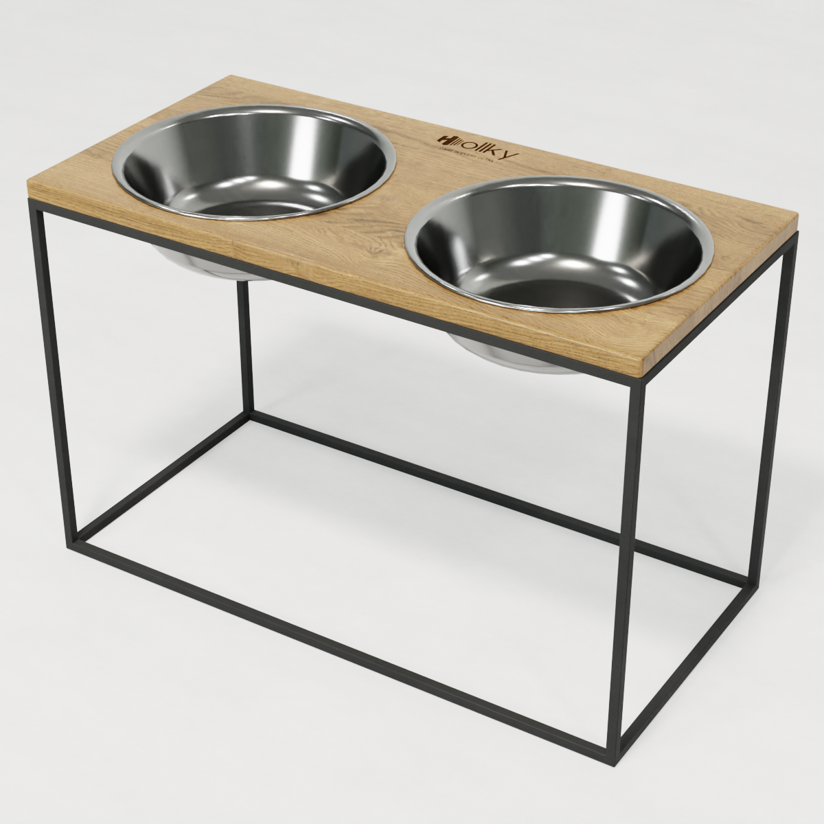 Миски на підставці для дуже великих собак Hollky Base XXL40 2х2,8 л (BXXL40-643240-GRNT) - фото 9 Миски на підставці для дуже великих собак Hollky Base XXL40 2х2,8 л (BXXL40-643240-GRNT) - фото 9