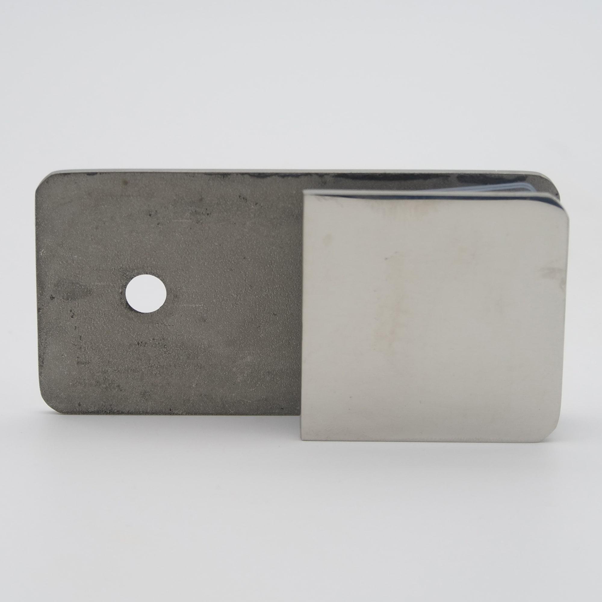 Стеклодержатель стена/стекло 180 градусов PSS нержавеющая сталь - фото 3