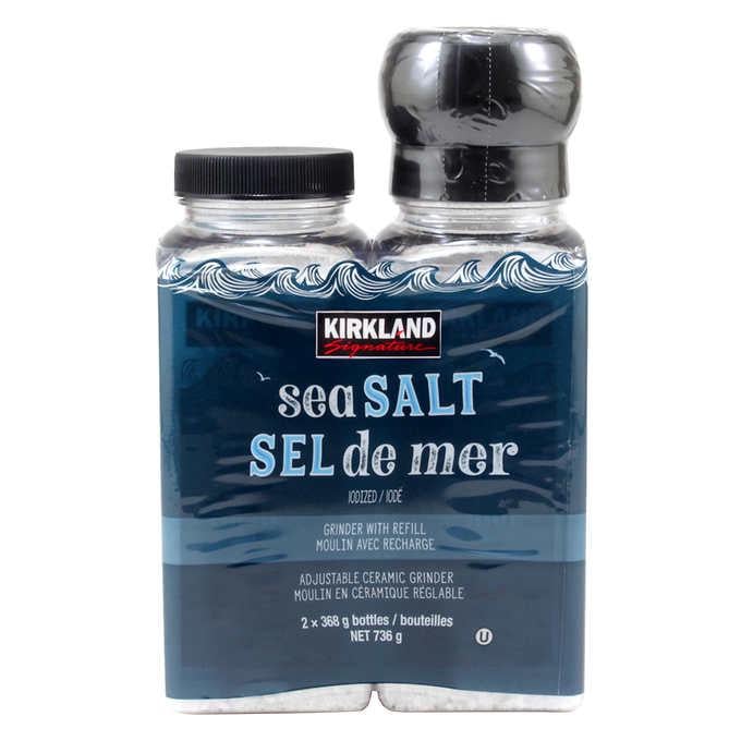 Соль Kirkland Sea Salt морская соль набор с мельницей 737 г (2248228144)