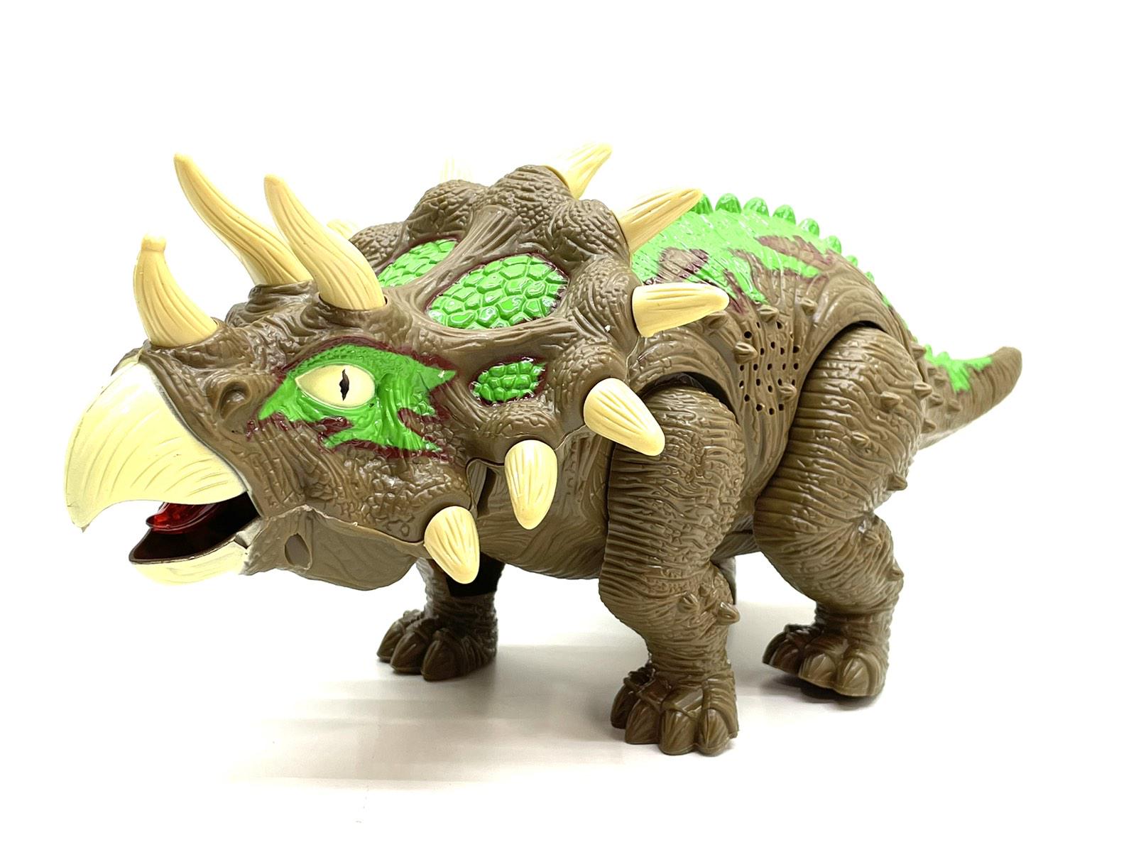 Динозавр AO XIE TOYS ходит/виляет хвостом и головой/со световыми и звуковыми эффектами (904A)