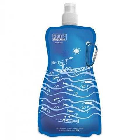 Пляшка 360° degrees Flexi Bottle 750 ml Boat Blue (1033-STS 360FB750BTBL)