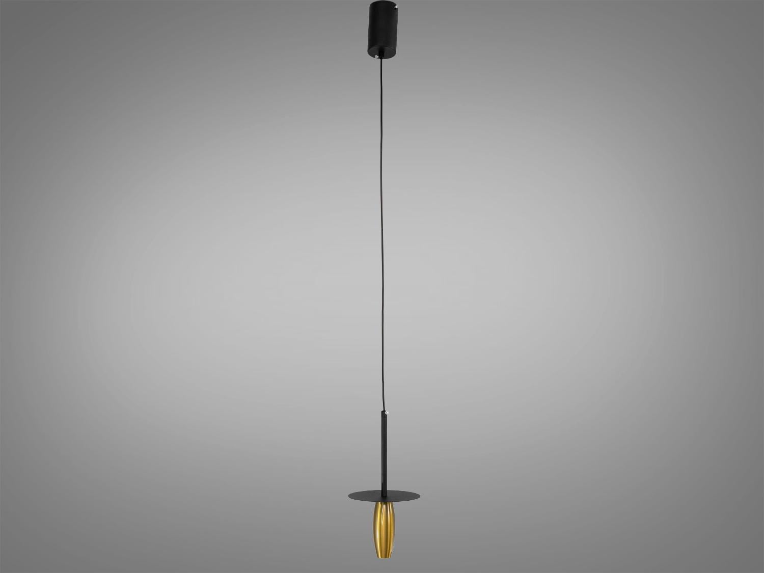 Подвесной светильник QY-H1173YB LED 8 Вт Черный/бронза (34334181)