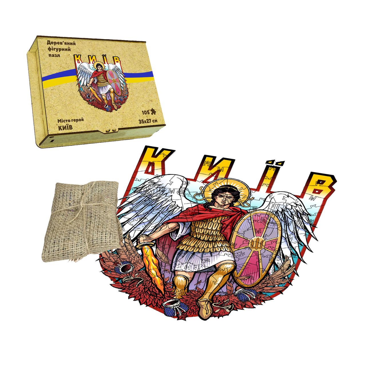Пазл деревянный Город Герой Киев А2 (919-1) - фото 3 Пазл деревянный Город Герой Киев А2 (919-1) - фото 3
