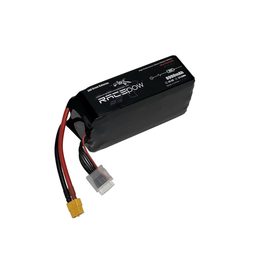 Акумулятор для дрона RacePow Lipo 6s 8000mAh 80C XT60 (8000mAh-6s-80C) - фото 2 Акумулятор для дрона RacePow Lipo 6s 8000mAh 80C XT60 (8000mAh-6s-80C) - фото 2