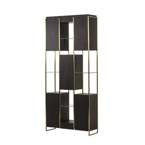 Стеллаж для хранения 2030х1000х330 мм Дуб/Графитовый (NS-1912)