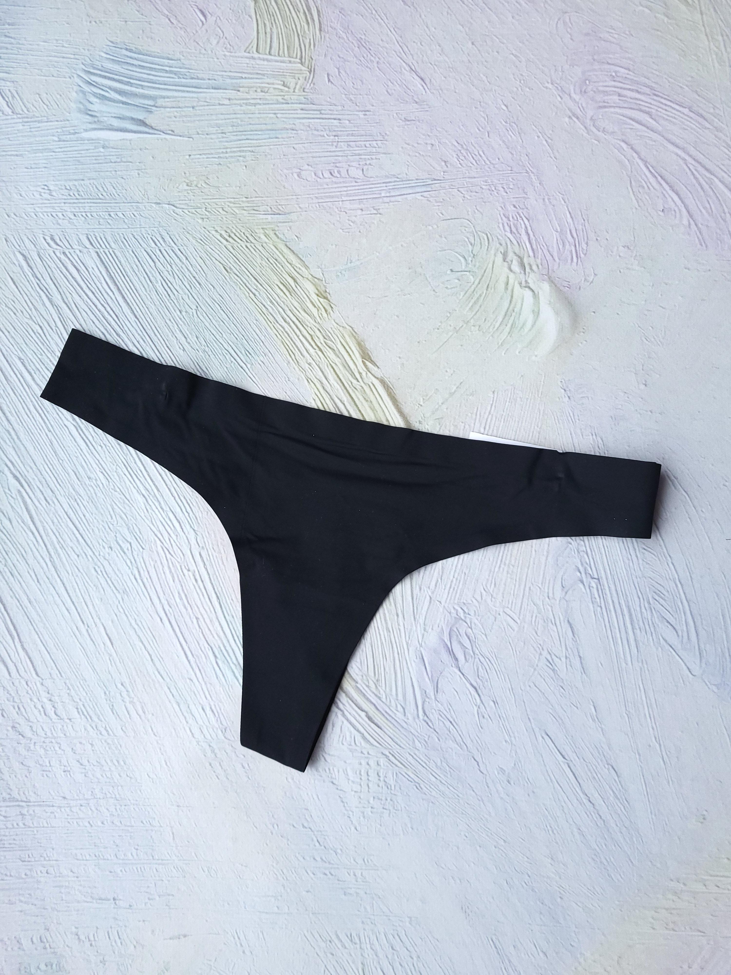 Трусики стринги безшовные NewLook M Черный (11293 44)