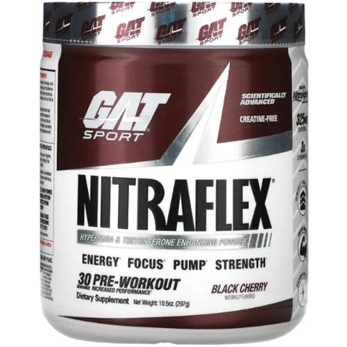 Комплекс до тренировки GAT Nitraflex 297 г 30 порций Black Cherry