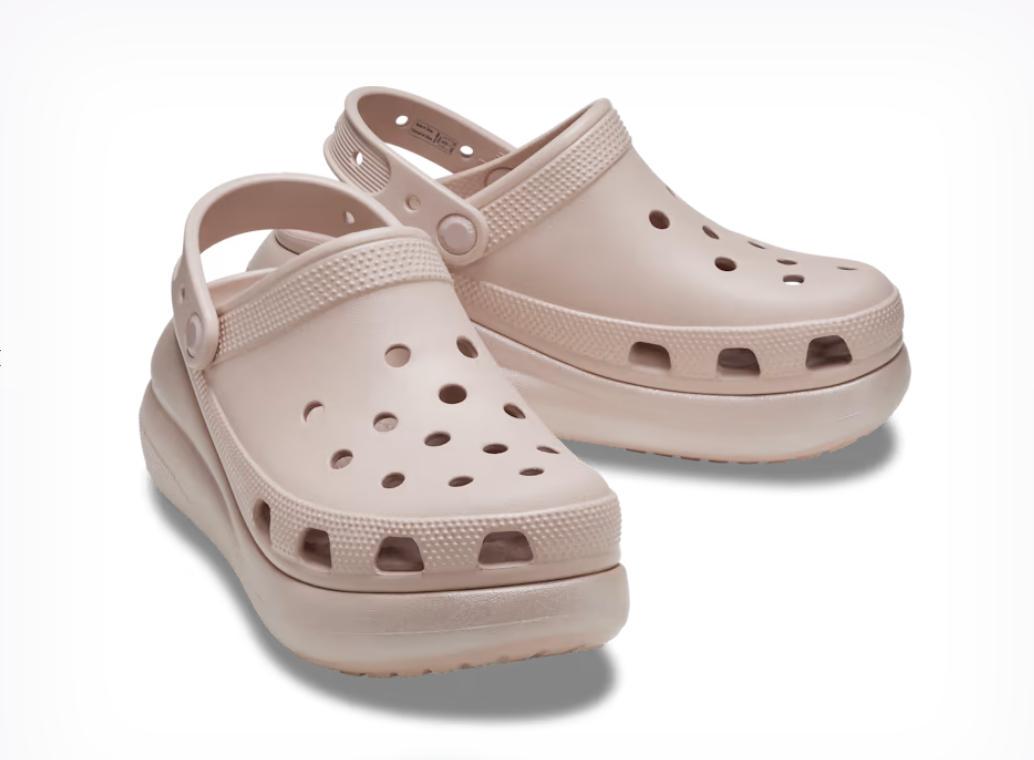 Сабо женские Crocs Crush Shimmer Clog M7W9 р. 39 25,5 см Pink Clay (208591) - фото 3