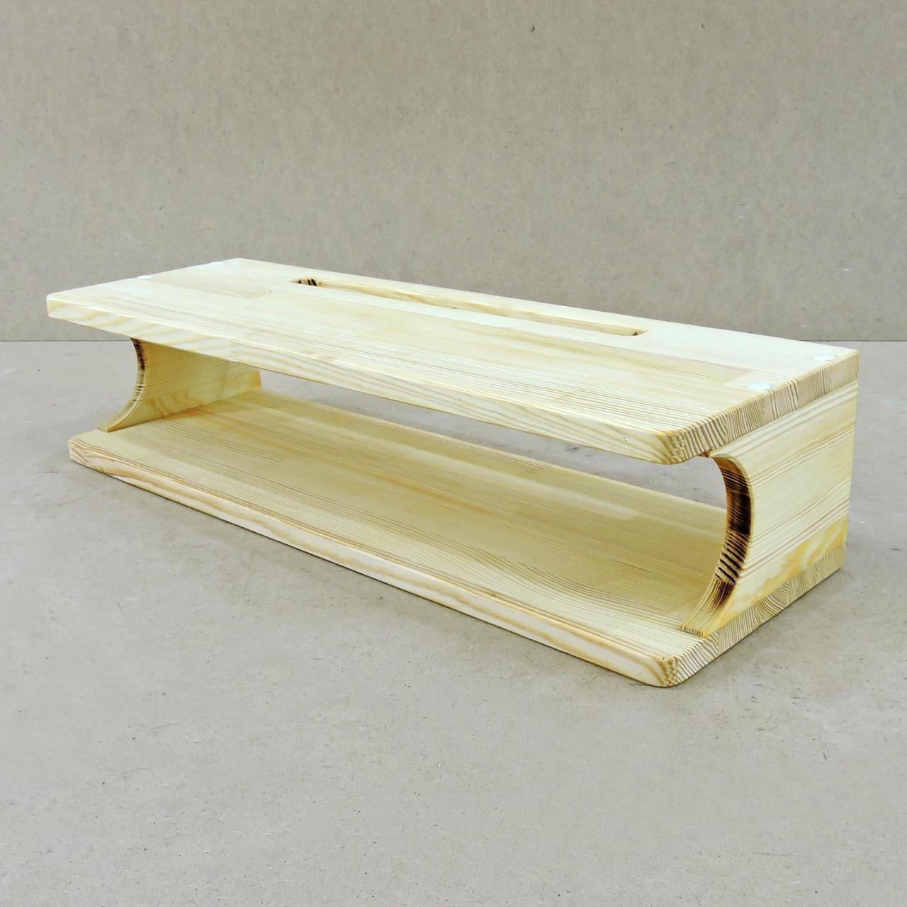 Полка для роутера из дерева Тарту 60 Бланже (ПВР-600401)