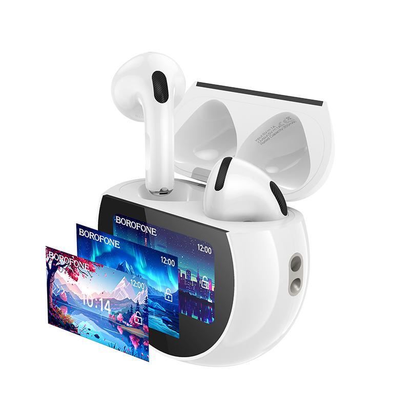Наушники беспроводные Borofone BW87 Mist White (20157)