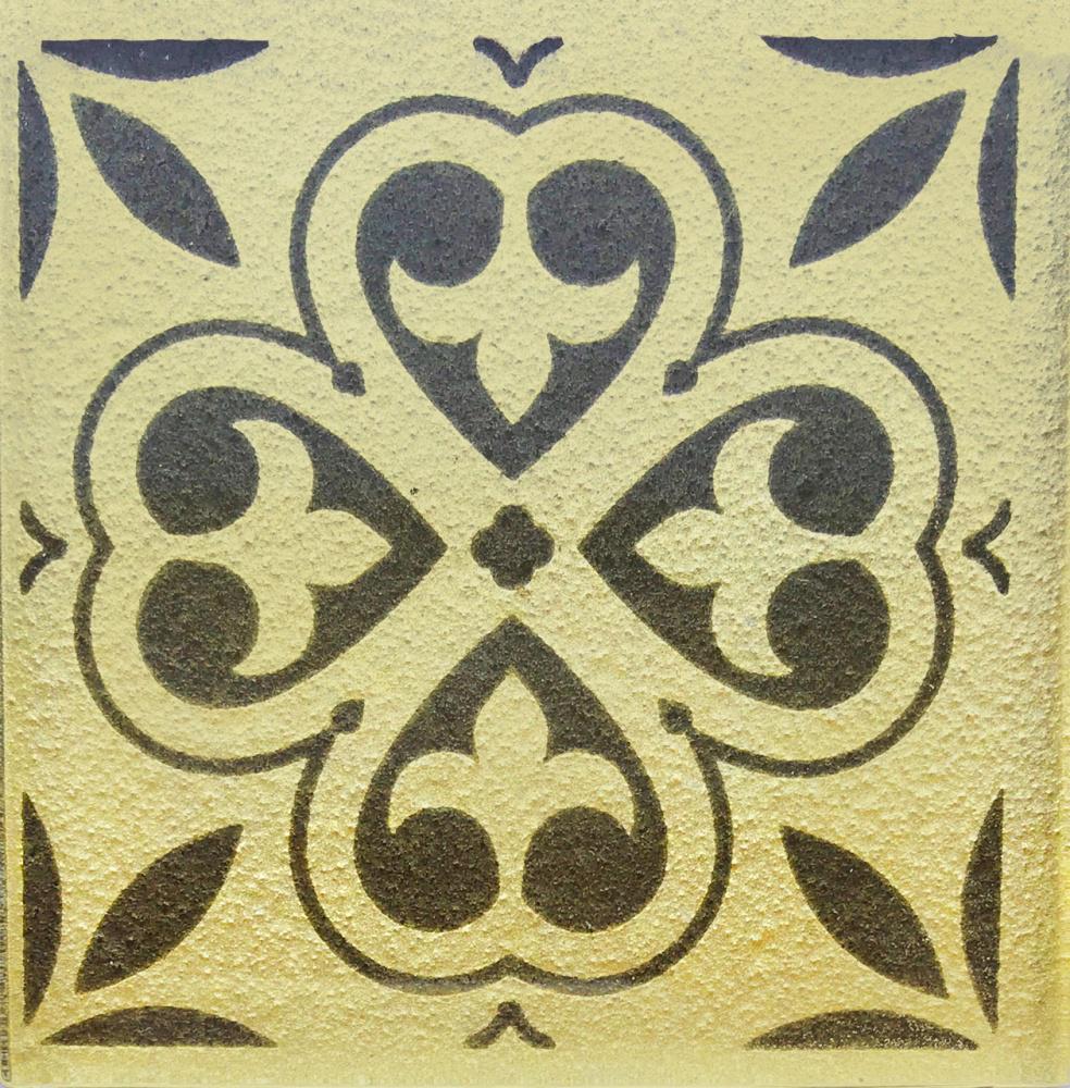 Тако скляне Kotto Ceramica GTР 7305 73x73x8 см Light Beige/Gold