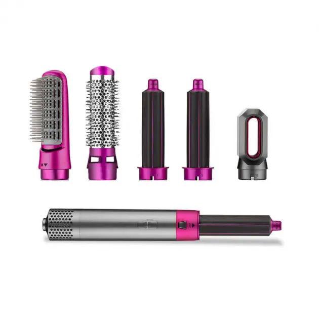Стайлер для разных типов волос Hot Air Styler 5в1 1000 Вт 220 В 5 насадок с инфракрасным нагревом и вращением на 360 градусов (opt-21360)