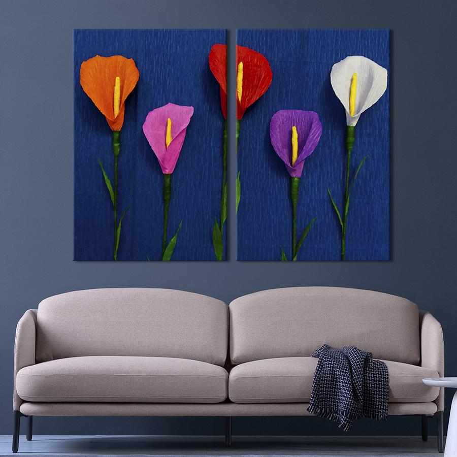 Картина на холсте Яркие каллы 111x81 см (998-2)