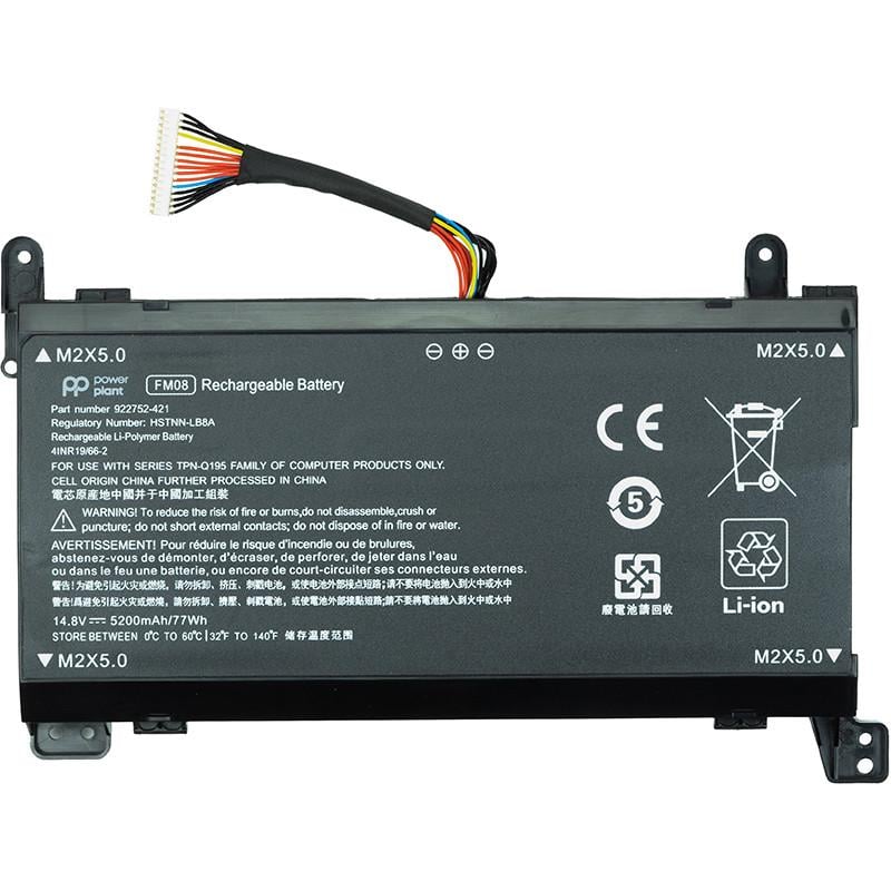 Аккумулятор Power для ноутбуков HP Omen 17 FM08 14,8V 5200 mAh (2477884978) Аккумулятор Power для ноутбуков HP Omen 17 FM08 14,8V 5200 mAh (2477884978)