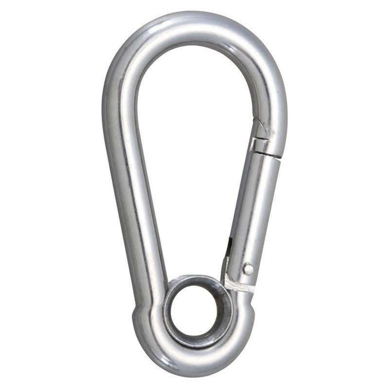 Карабін Metalvis пожежний з кільцем нержавіюча сталь ø 4x40 мм 10 шт. (N3KR0PT00N3KR04401)