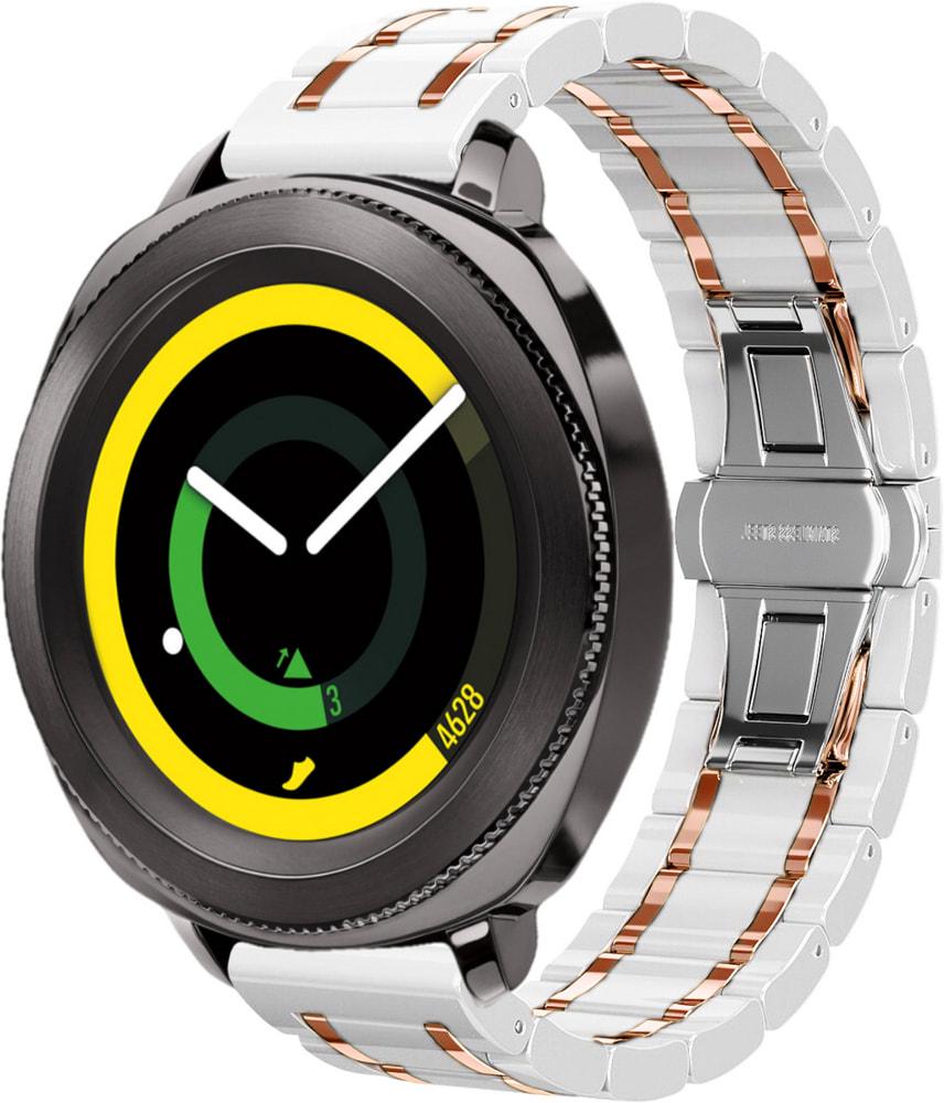 Ремешок керамический Ceramo для Samsung Gear Sport Pink/White (28731-52) Ремешок керамический Ceramo для Samsung Gear Sport Pink/White (28731-52)