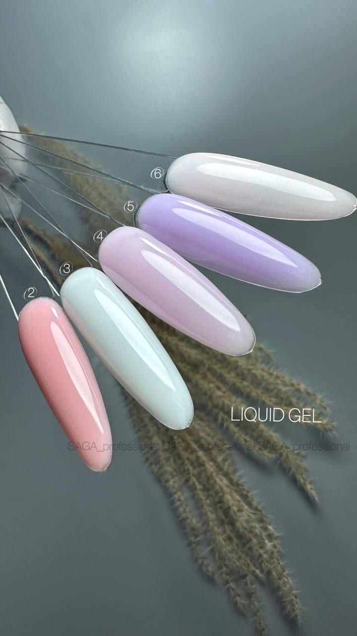 Гель моделирующий Saga Liquid Gel №08 15 мл Бежевый холодный - фото 3