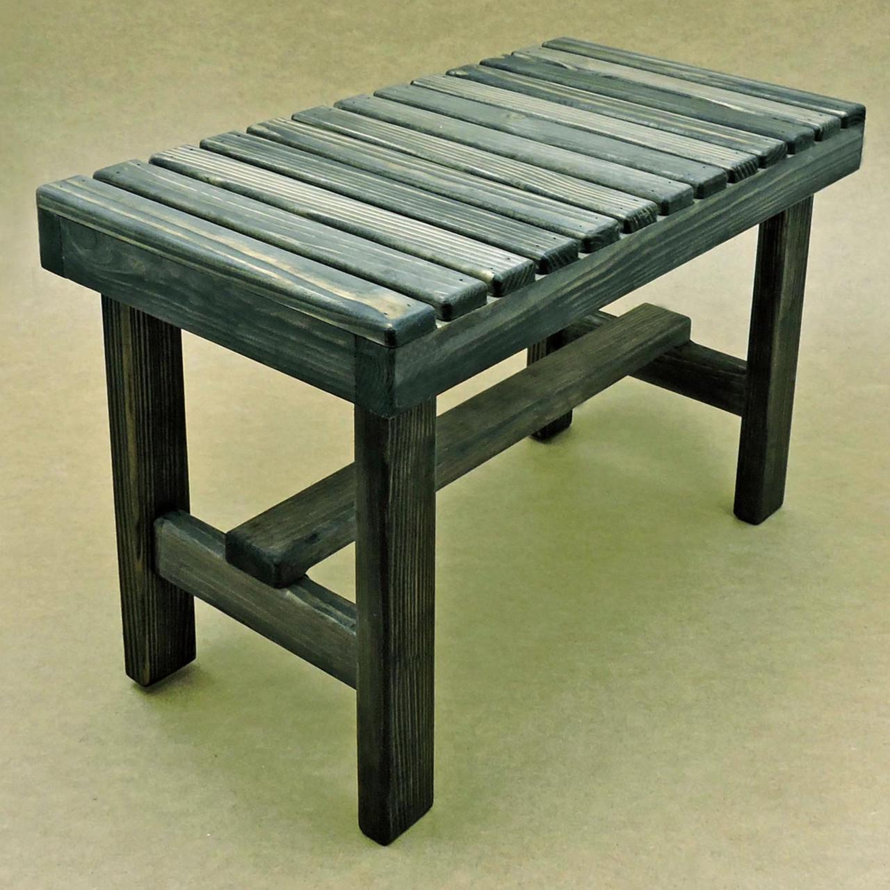 Стульчик из дерева Тилигул 60х30х42 см Морион (ТАБ-203611)