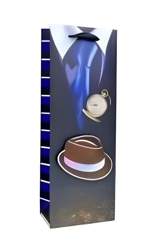 Подарунковий пакет під пляшку Stenson R95561 Style 3D 36x13x8 cм (19556794) Подарунковий пакет під пляшку Stenson R95561 Style 3D 36x13x8 cм (19556794)