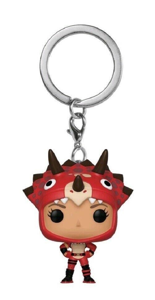 Фигурка брелок Funko Pop Tricera Ops Fortnite 4 см (keychain FT 462)