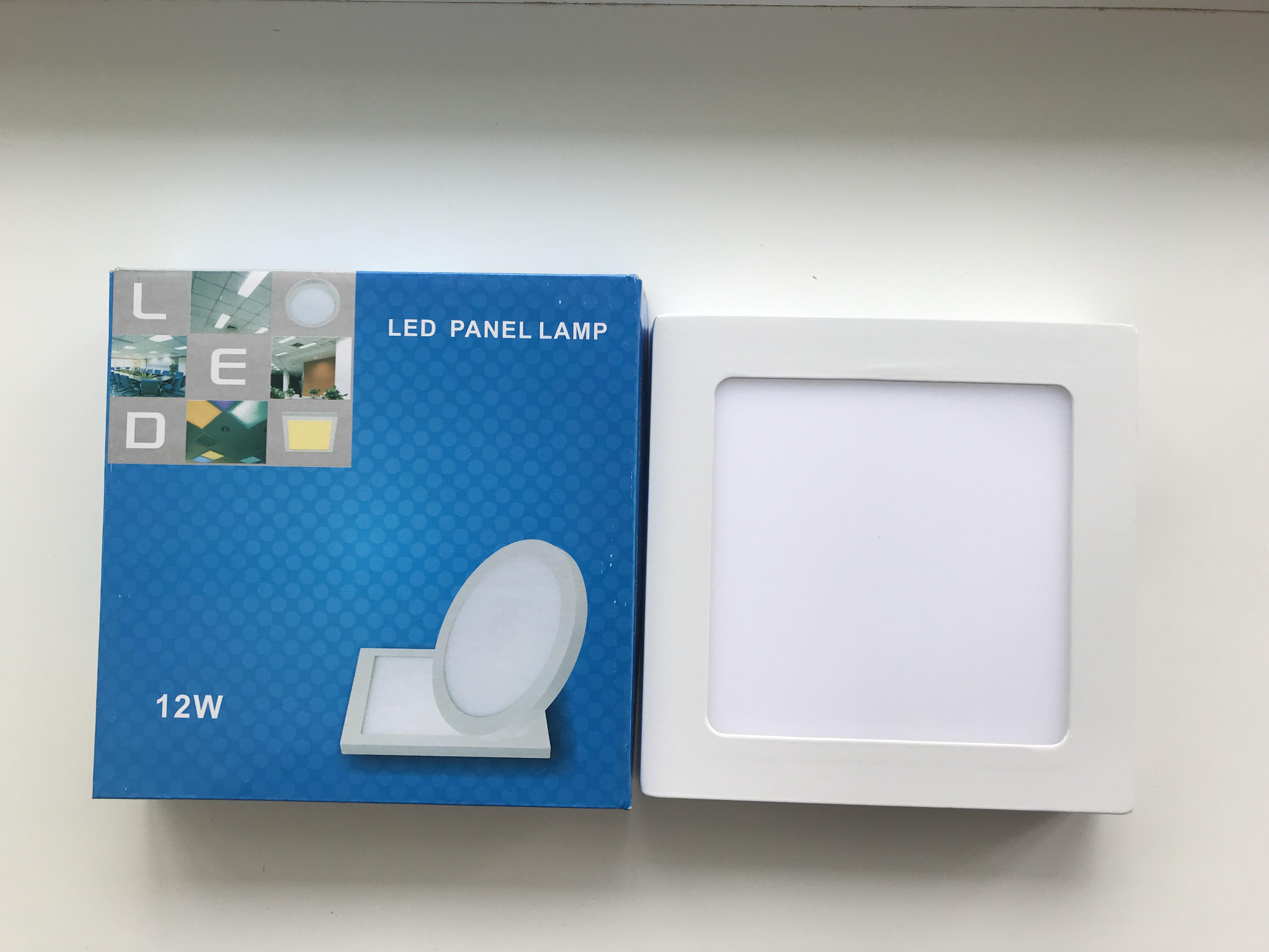 Светильник светодиодный накладной 12 W 220 V 6500К Белый холодный (17908246)