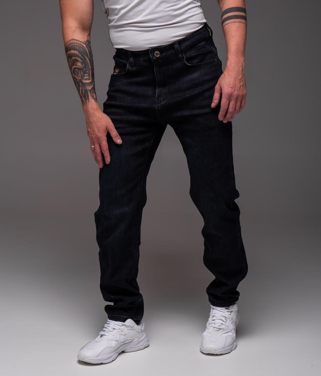 Джинсы мужские зимние BJ 2436 на флисе утепленные р. 30 Темно-серый (2436/1) - фото 4 Джинсы мужские зимние BJ 2436 на флисе утепленные р. 30 Темно-серый (2436/1) - фото 4