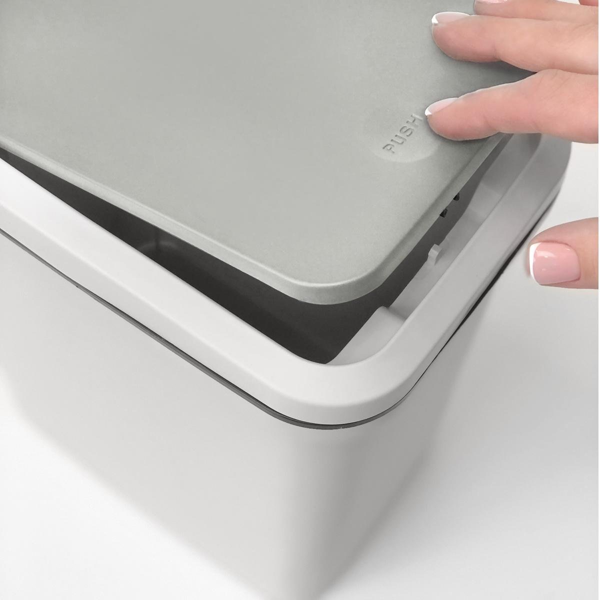 Ведро для мусора MVM BIN-04 6L GRAY с крышкой 6 л Серый (211354) - фото 6 Ведро для мусора MVM BIN-04 6L GRAY с крышкой 6 л Серый (211354) - фото 6