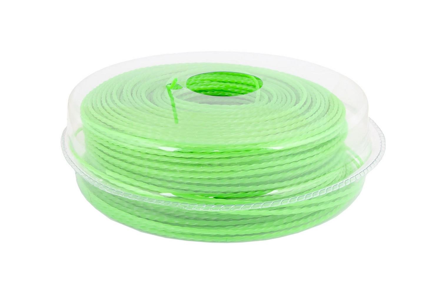 Волосінь для тримера MasterTool квадратна кручена 2,40 мм х 131 м (19-1212)