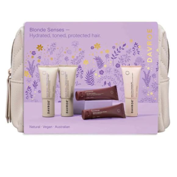 Тонировочный набор для светлых волос в косметичке Davroe Blonde Senses Traver Pack (9326123009319)