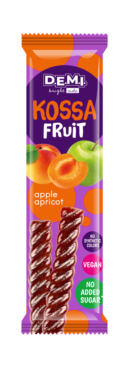 Пастила фруктова Kossa Fruit Абрикос 15 г (2603674565)