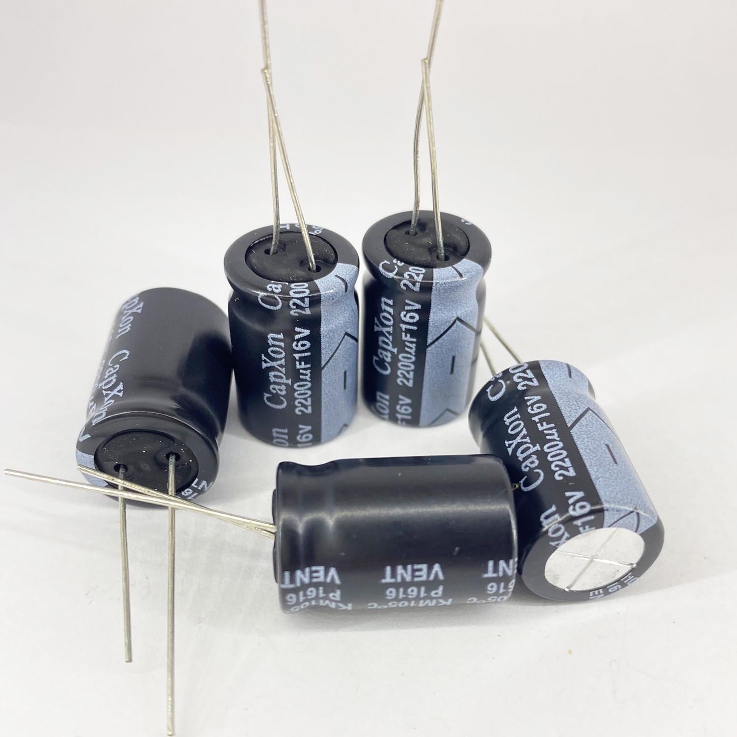 Электролитические конденсаторы CapXon 2200 мкф 16V 13x20 мм 105 °C (5463)
