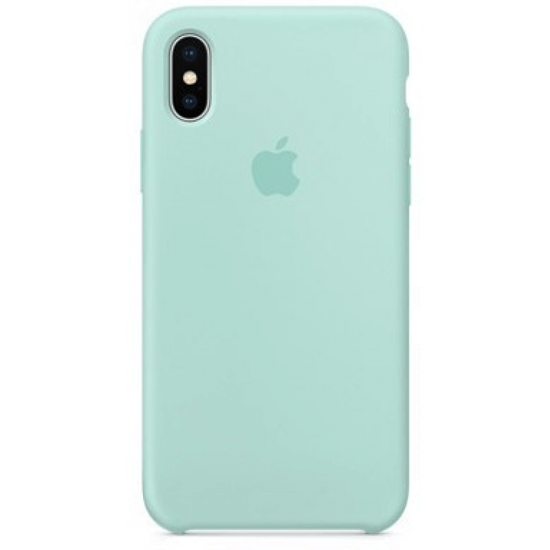 Чехол GoVern Silicone Case для Apple iPhone X/XS Turquoise - фото 1