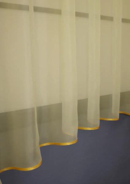 Фіранка арка на кухню 260х170 см Жовтий/Білий (036к) - фото 4 Фіранка арка на кухню 260х170 см Жовтий/Білий (036к) - фото 4