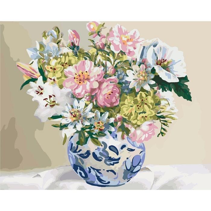 Картина по номерам Идейка Букет счастья КНО3005 холст на подрамнике 40x50 см (1440990520)