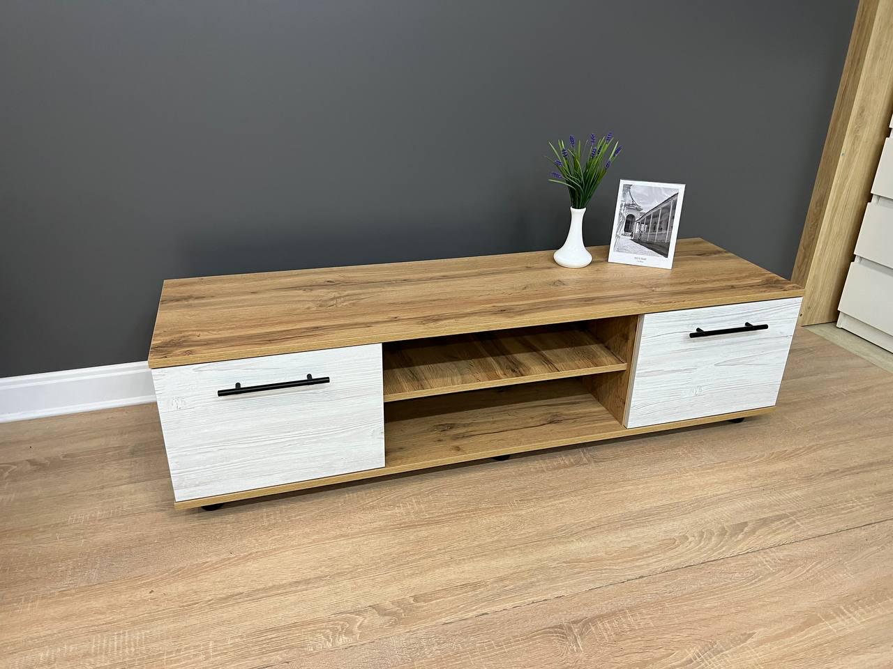 Тумба под телевизор Smart 1390х400х380 мм Дуб Аппалачи/Аляска - фото 9 Тумба под телевизор Smart 1390х400х380 мм Дуб Аппалачи/Аляска - фото 9