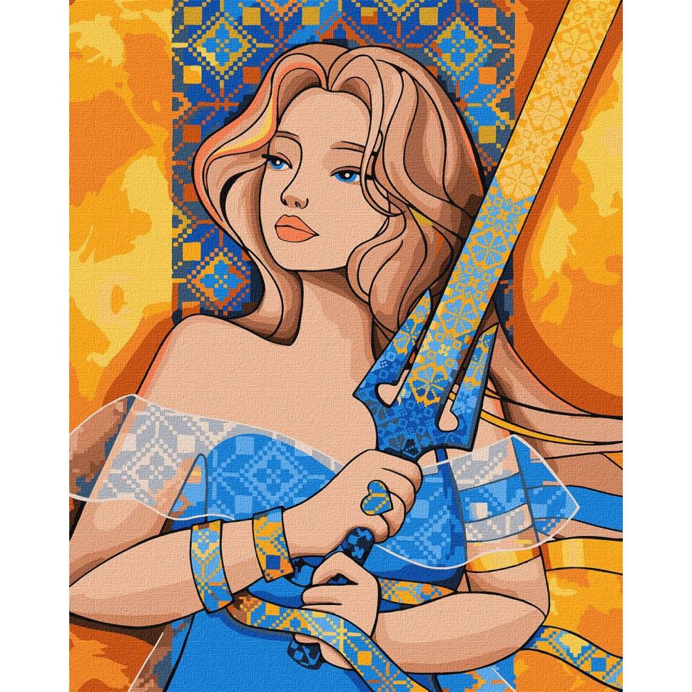 Картина по номерам Ідейка Отважная 40х50 см (KHO2593)