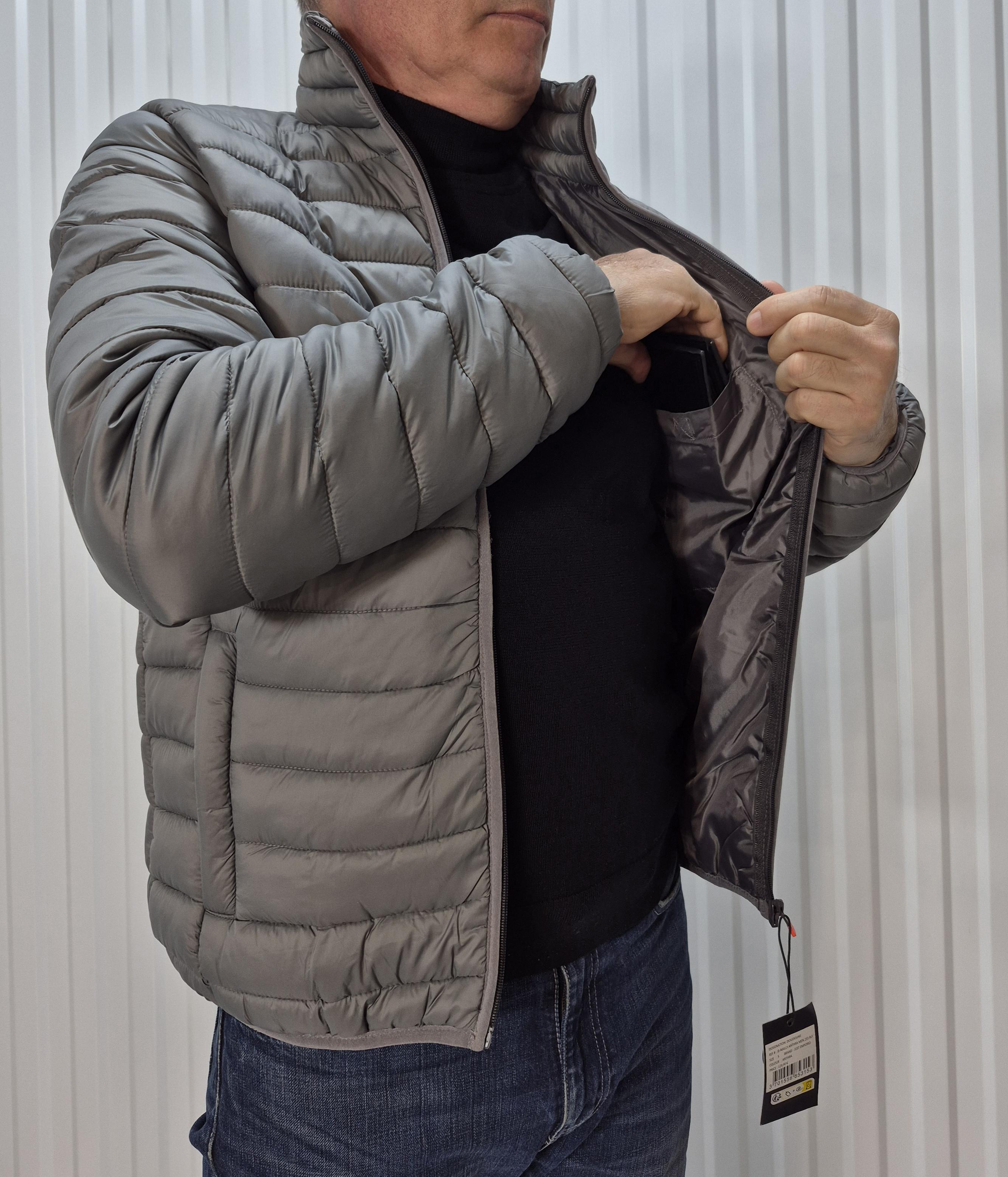 Куртка чоловіча Just Emporio S Сірий (1618) - фото 3 Куртка чоловіча Just Emporio S Сірий (1618) - фото 3