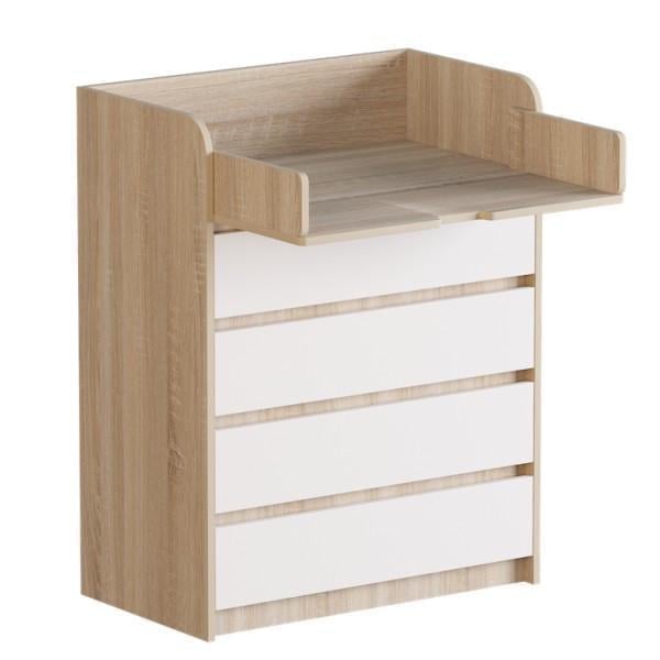 Спальна дитяча Еверест Соната-12 комплект Дуб сонома/Білий (EVR-20578) - фото 5