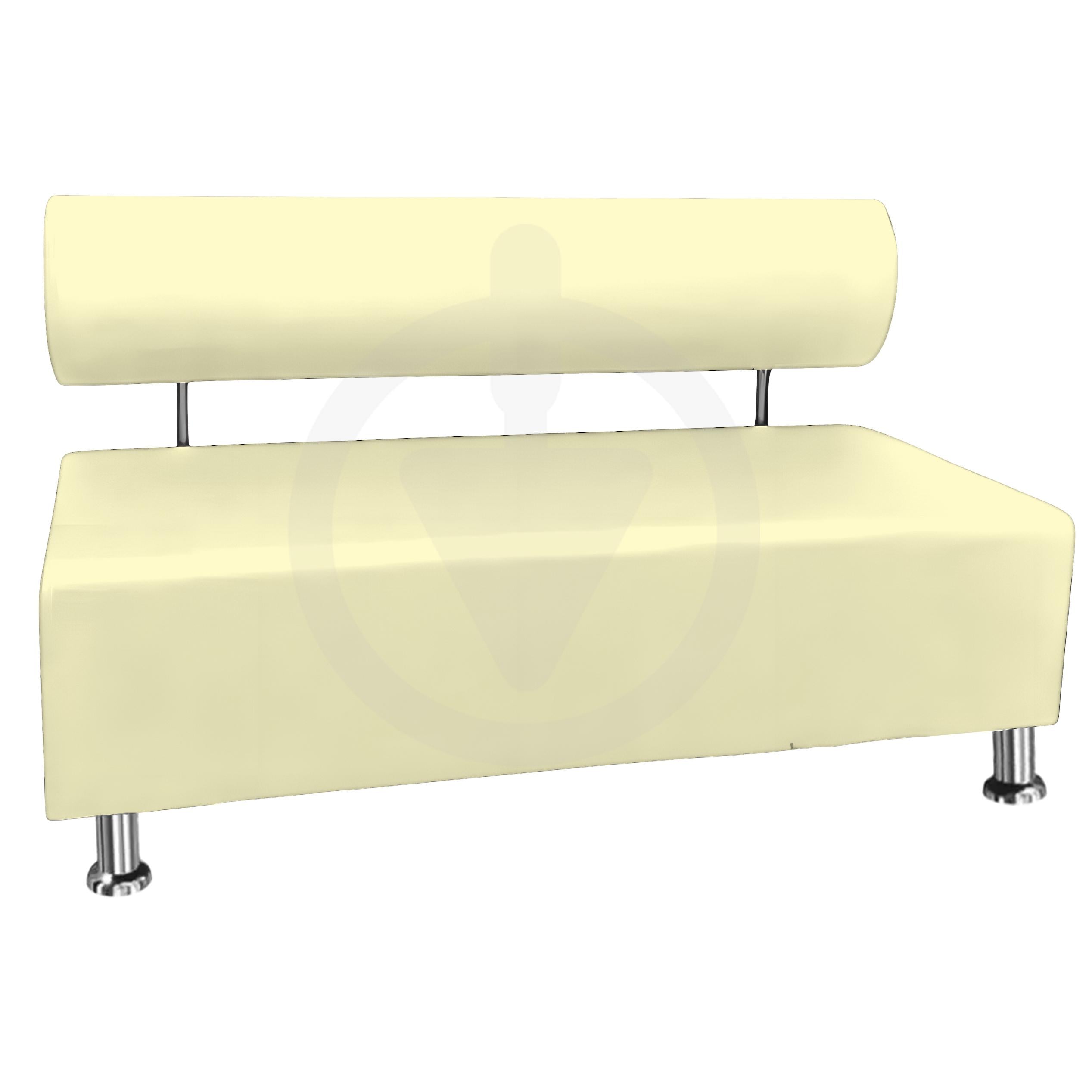 Диван офисный AVVS для ожидания/приемной 100 см с ножками 14 см Бежевый Диван офисный AVVS для ожидания/приемной 100 см с ножками 14 см Бежевый