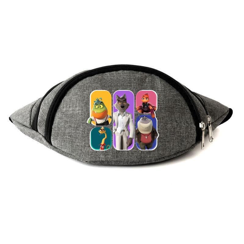 Поясная сумка-бананка Cappuchino toys Плохие парни BES 002 Серый (1657837956)