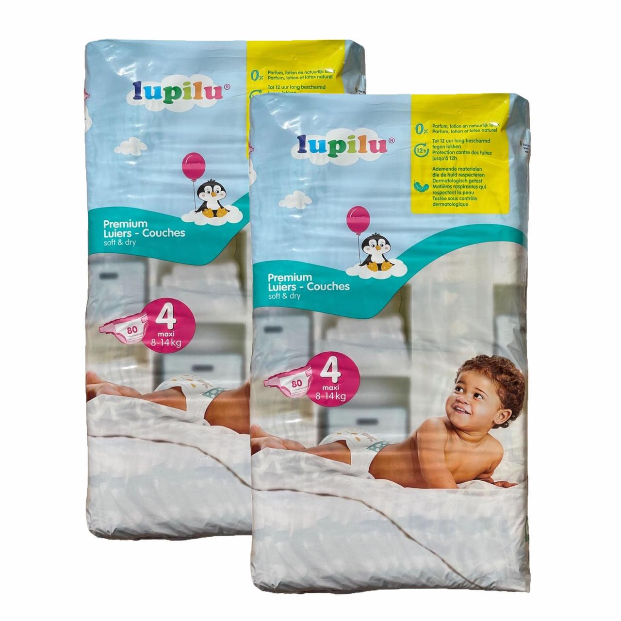 Підгузки Lupilu soft & dry 4 Maxi 8-14 кг 160 шт. (2336545725) - фото 1